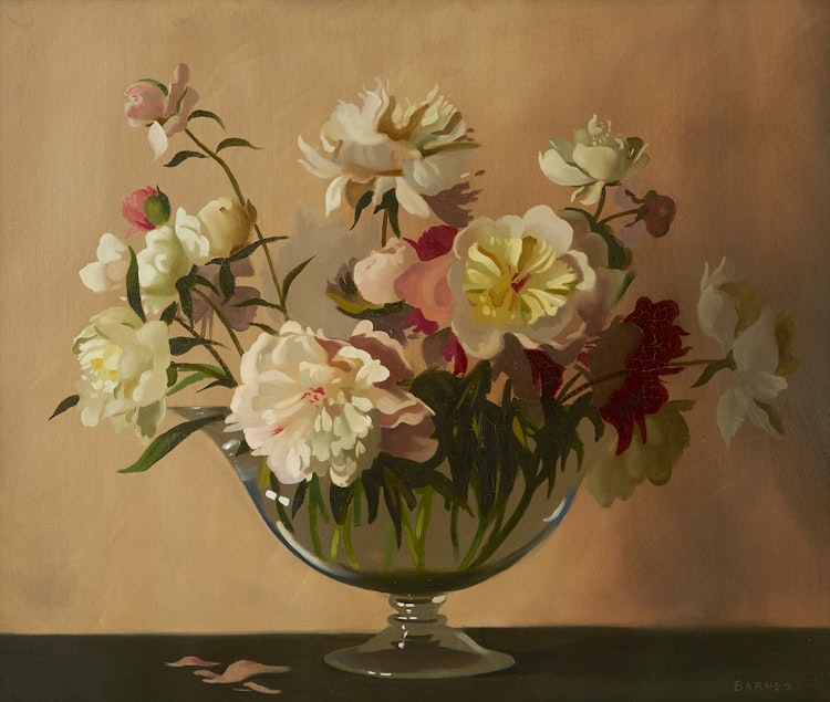 Artwork by Archibald George Barnes,  Floral Still Life