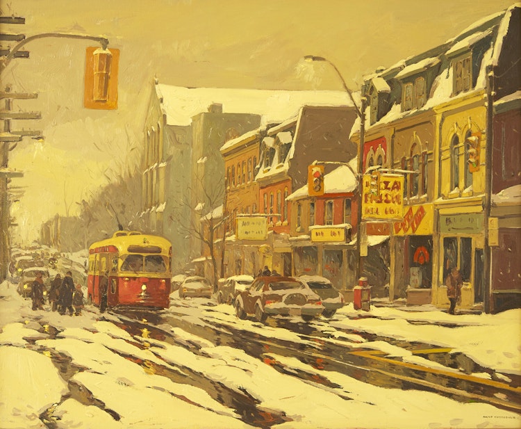 Artwork by Arto Yuzbasiyan, Queen and Niagara, Toronto
