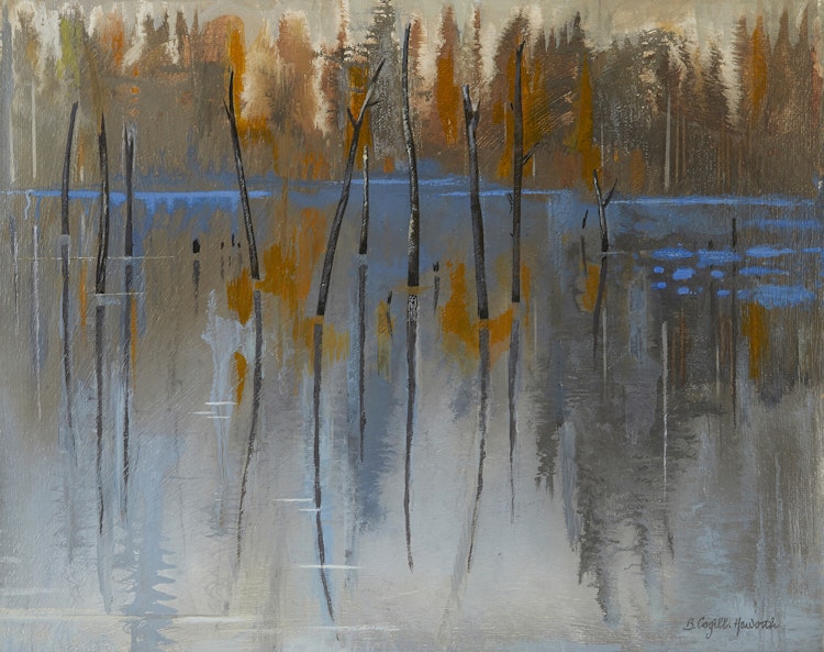 Artwork by Bobs Cogill Haworth, Still Water, Haliburton Highlands