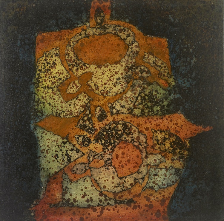 Artwork by Gérard Tremblay, Les Poils D’Eau