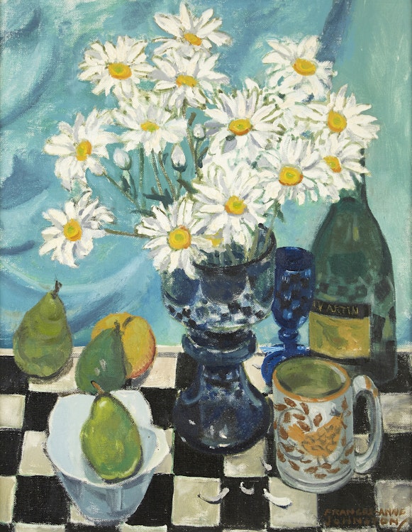 Artwork by Frances Anne Johnston, Still Life with ‘Mums