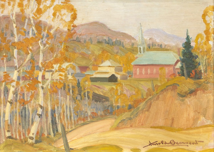 Artwork by Thomas Harold Beament, Laurentian Village
