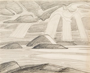 Artwork by Lawren Stewart Harris, Lake Superior (I.D. 463)