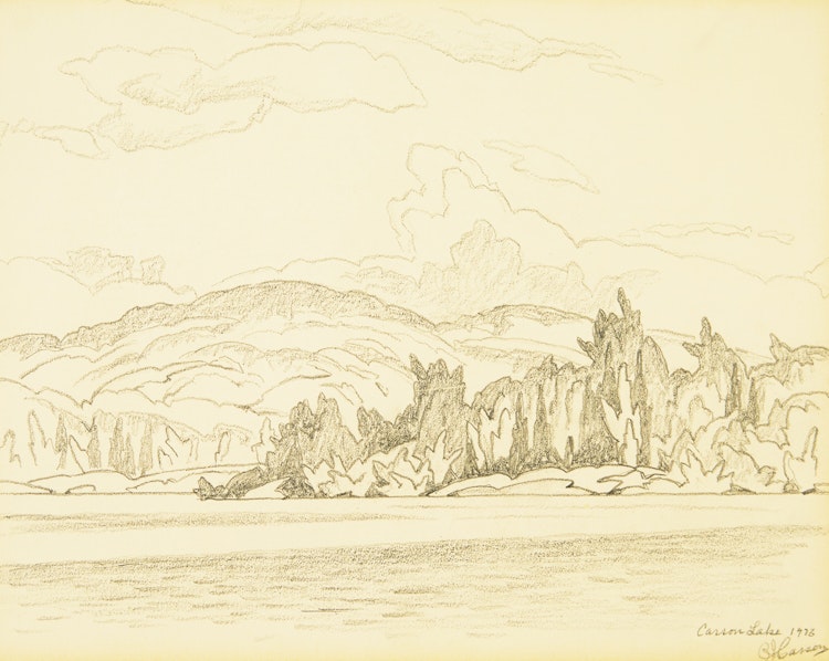 Artwork by Alfred Joseph Casson, Casson Lake