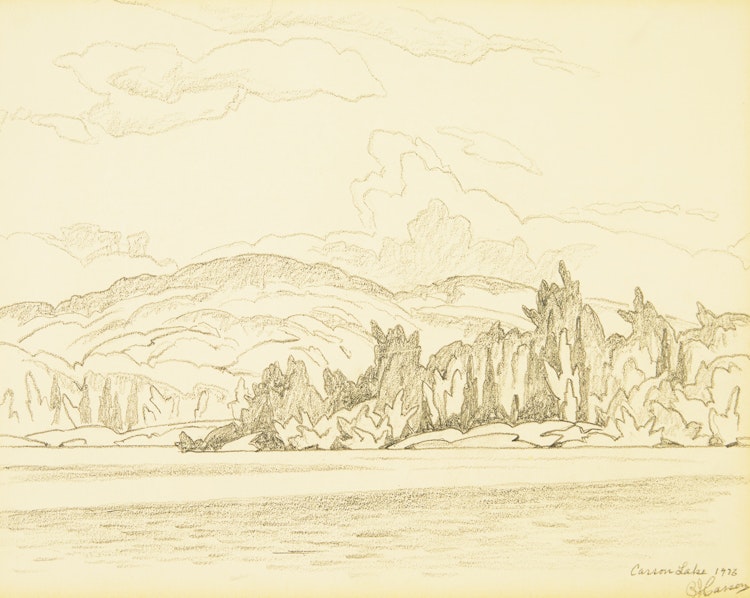 Artwork by Alfred Joseph Casson,  Casson Lake 