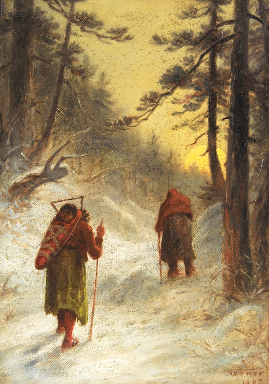 Artwork by Frederick Arthur Verner, Femmes indiennes potagères