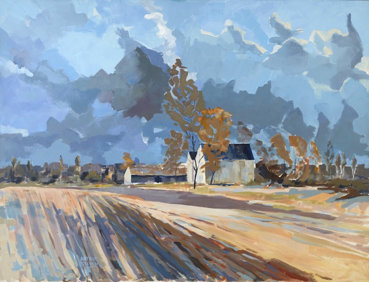 Artwork by Arthur Steven,  November Farm