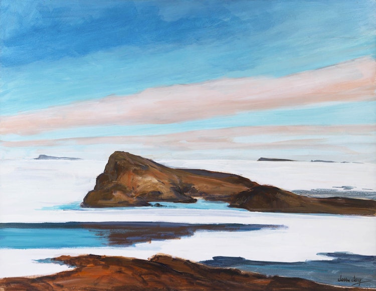 Artwork by John Joy, Arctic Landscape