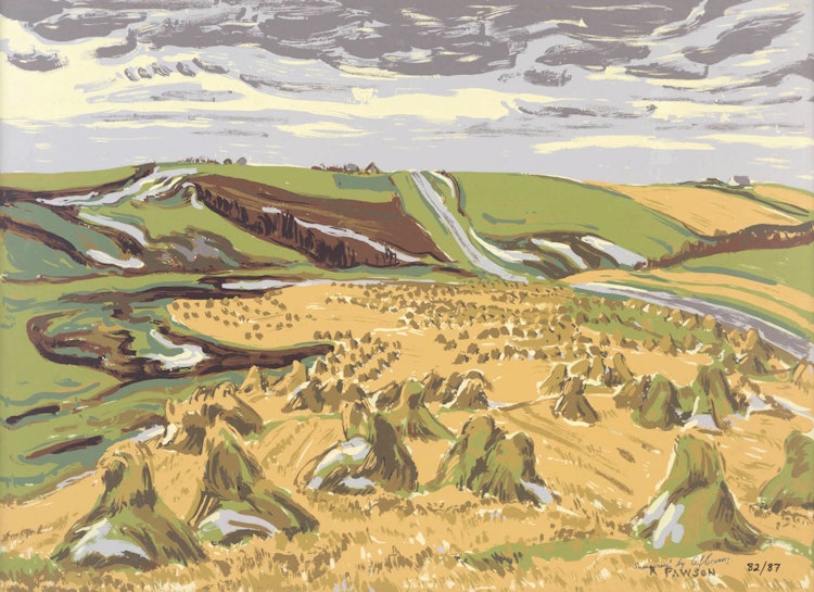 Artwork by Ruth Pawson, Late Harvest