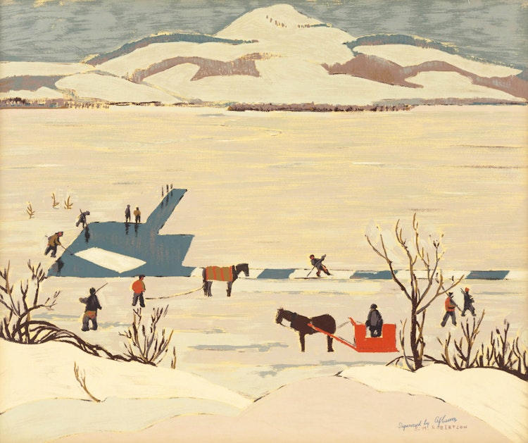 Artwork by Sarah Robertson, Ice Cutting