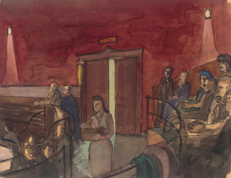 Artwork by Philip Henry Howard Surrey, Le Theatre Canadien