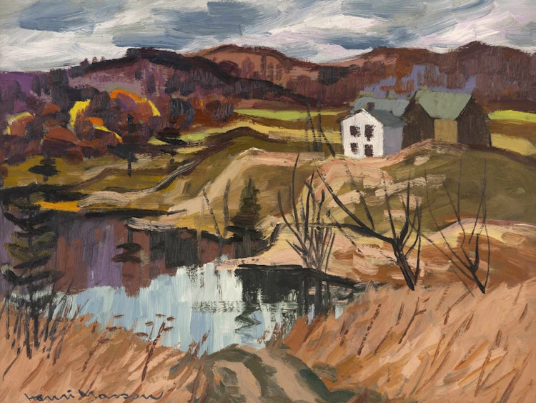 Artwork by Henri Leopold Masson, La Lievre River, November
