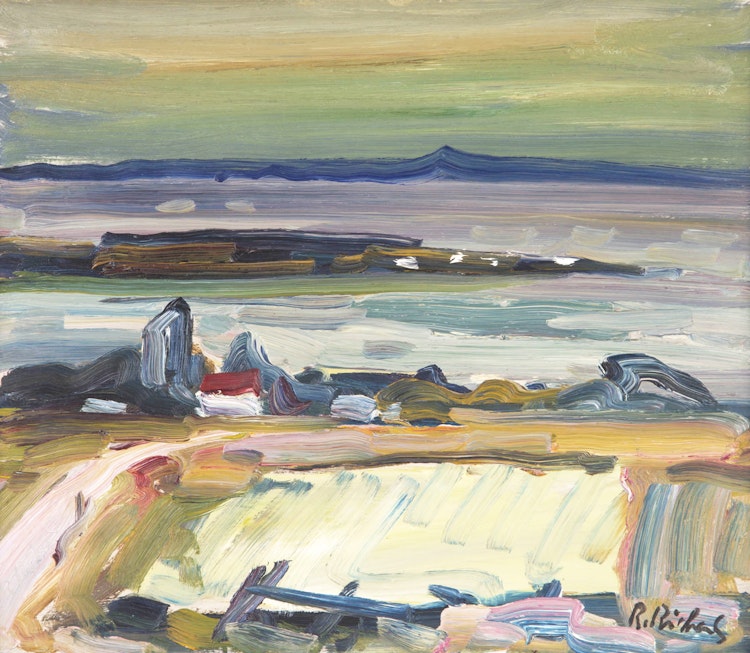 Artwork by Rene Richard, Waterfront Landscape