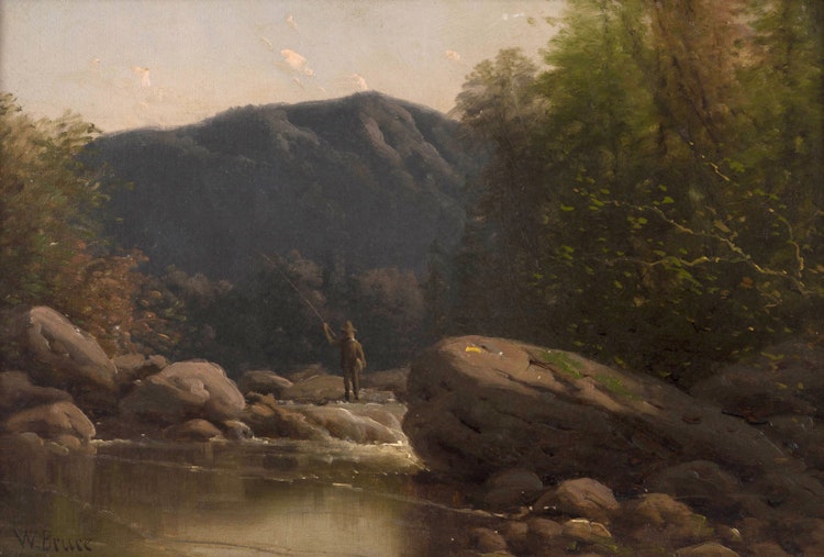 Artwork by William Bruce, The Fisherman