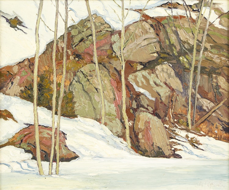 Artwork by Lawrence Nickle, Swamp Near Gravenhurst