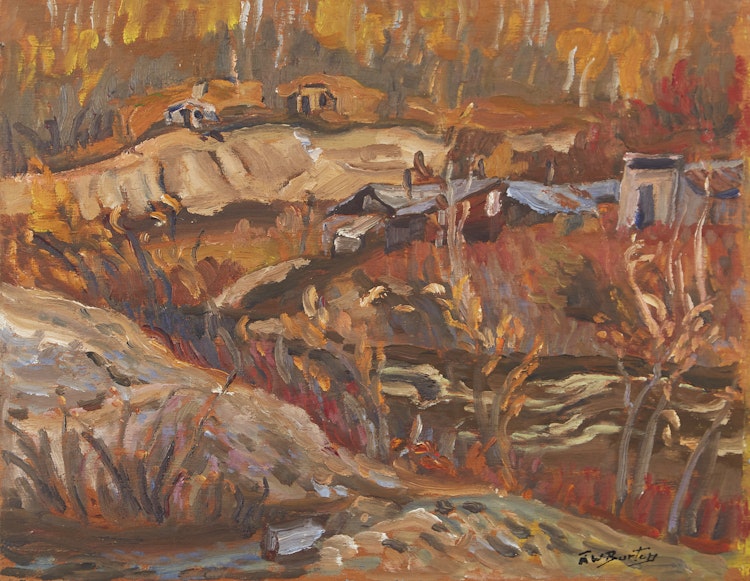 Artwork by Ralph Wallace Burton, Near Dawson City, Yukon