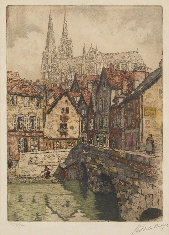 Artwork by Unknown 19th Century Artist, Rue de la Bourge