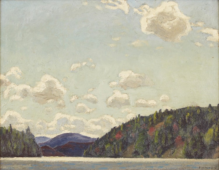 Artwork by Lawrence Arthur Colley Panton,  Blue Mountains Near Indian Village, Atlantic Coast