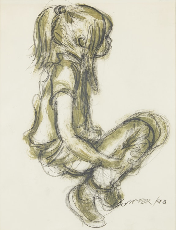 Artwork by William Arthur Winter, Miss Ponytail
