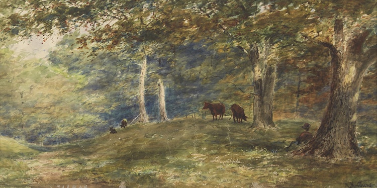 Artwork by Marmaduke Matthews, Pastoral Scene