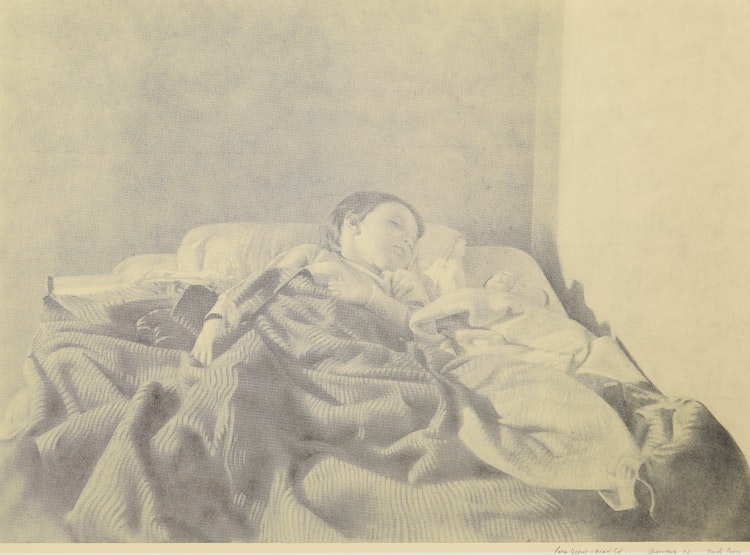 Artwork by Jack Chambers, Diego Sleeping I