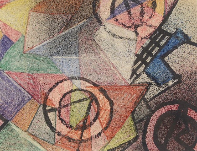 Artwork by Fritz Brandtner, Abstract Design