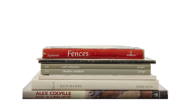 Artwork by Books and Reference, Selection of Books, Pamphlets, Exhibition Catalogues and Portfolios related to Canadian Artists