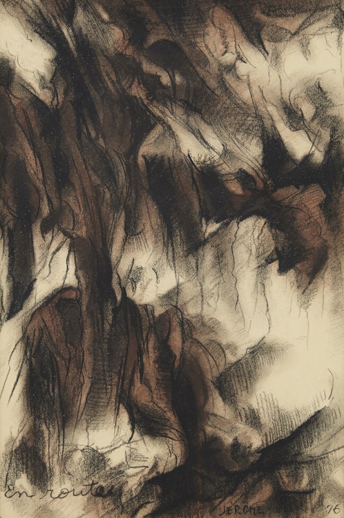 Artwork by Jean-Paul Jérôme, Vent et marées; En route