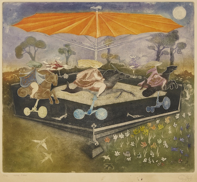 Artwork by Guillermo Silva Santamaria, Luna Llena