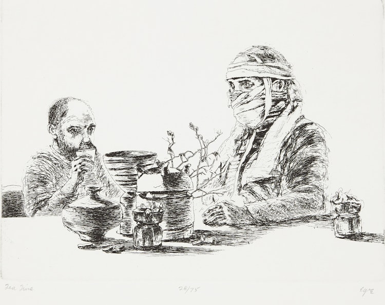 Artwork by Ivan Kenneth Eyre, Tea Time