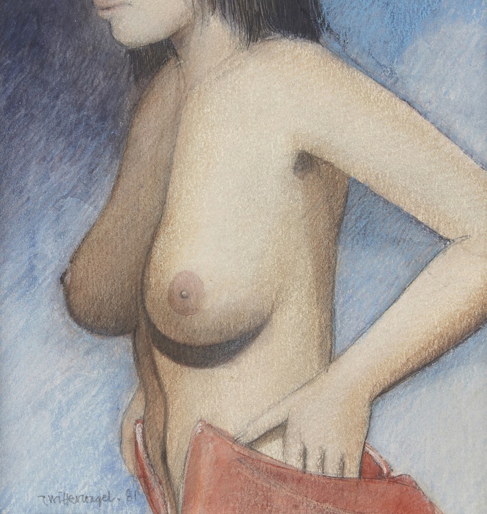 Artwork by Unknown 20th Century Artist, Female Nude