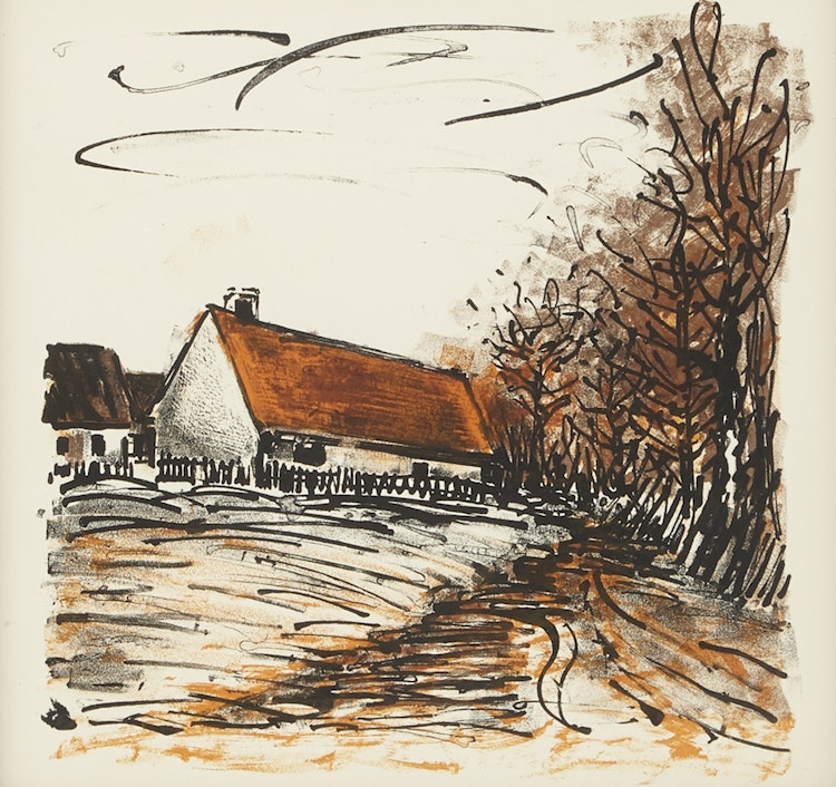 Artwork by Maurice de Vlaminck, House Study
