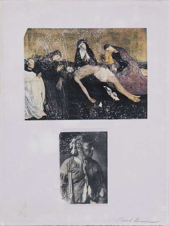 Artwork by Carl Beam, Untitled - The Body of Christ
