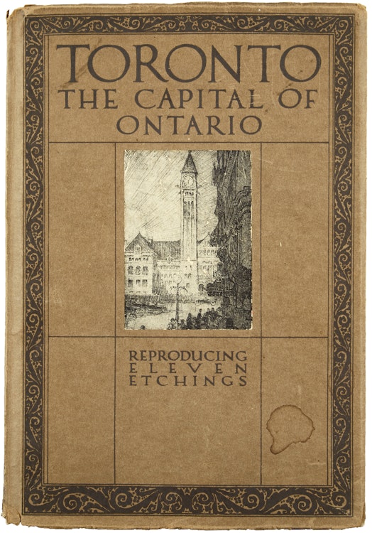 Artwork by  Books and Reference,  Rous & Mann 1921 Portfolio - Toronto The Capital of Ontario...