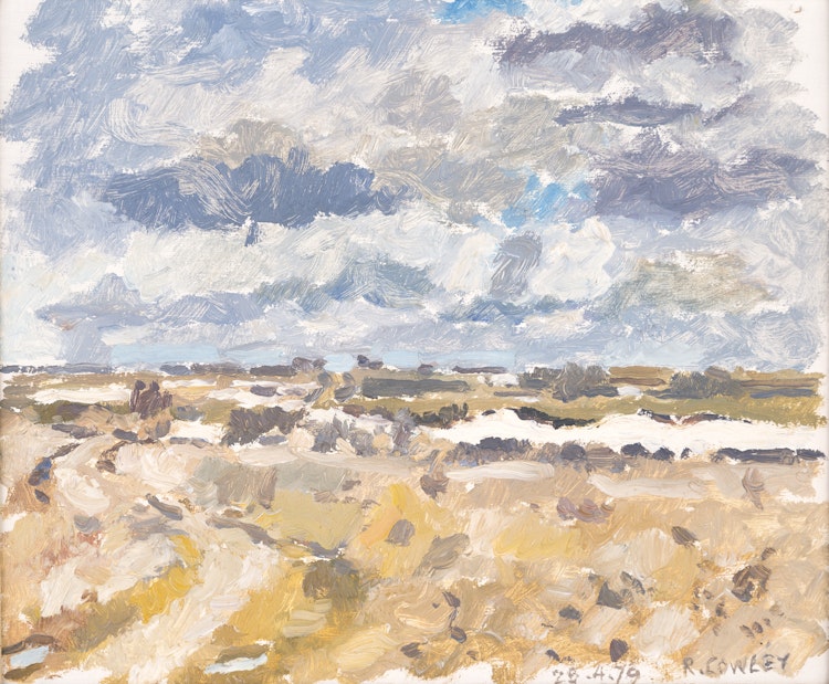 Artwork by Reta Madeline Cowley, Prairie Landscape (1979)