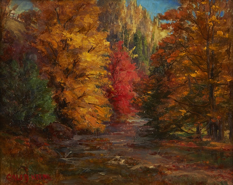 Artwork by Caleb Keene, Near the Forks of the Credit River, Ontario, Canada