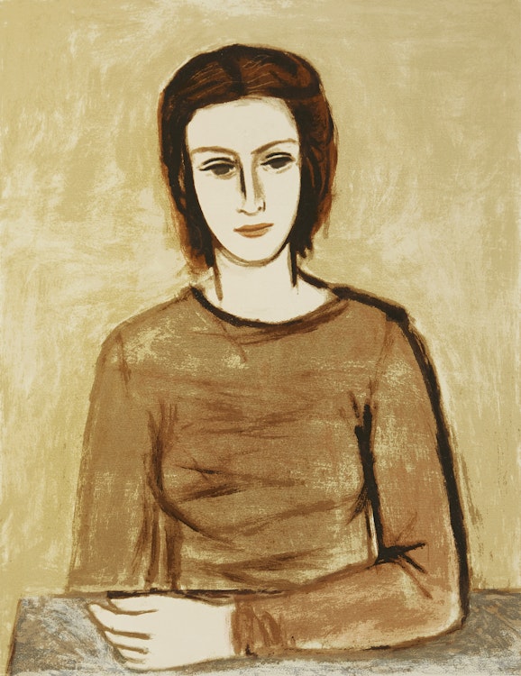 Artwork by Stanley Morel Cosgrove, Woman at a Table