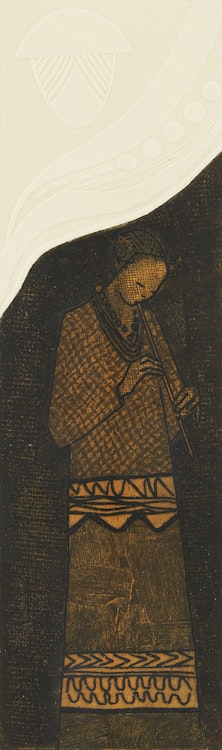 Artwork by Mathias Muleme, The Flutist
