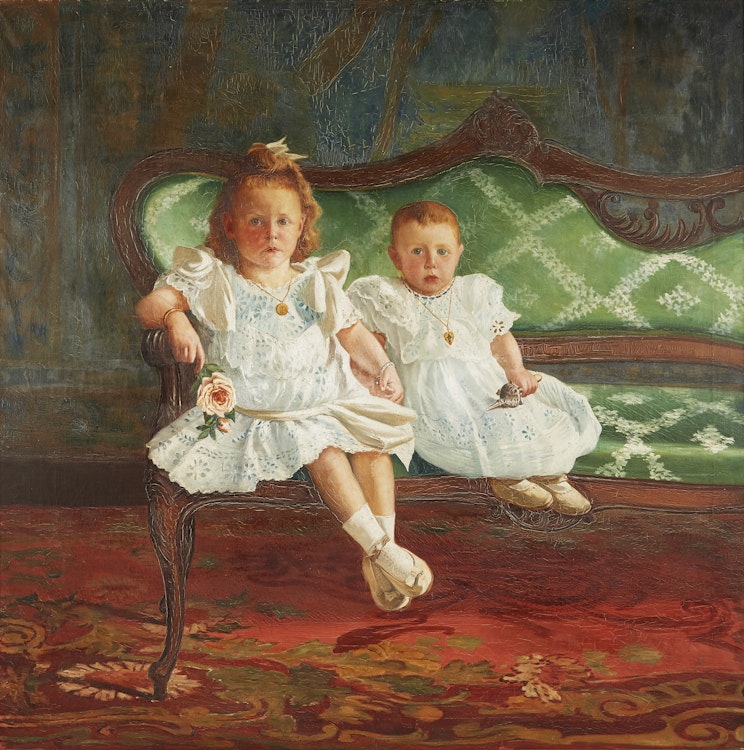 Artwork by Jean-Philippe Dallaire, Portrait d’enfants