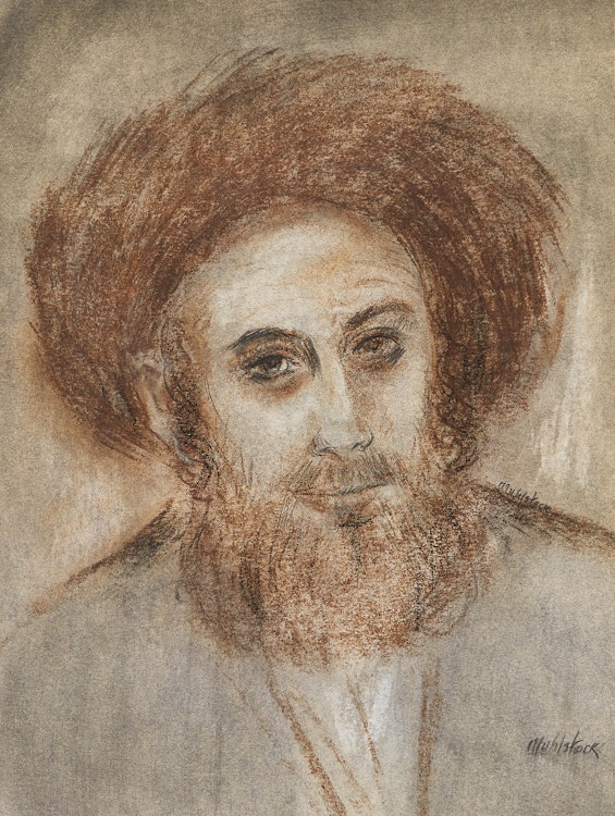 Artwork by Louis Muhlstock, Portrait