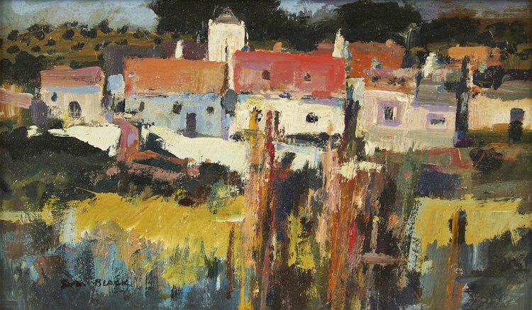 Artwork by Sam Black, Old Village
