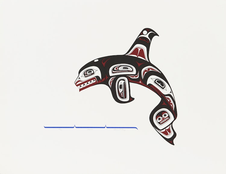 Artwork by Clarence Mills, Skahna