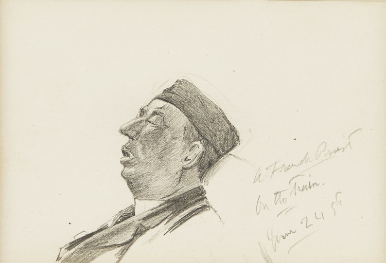 Artwork by James Edward Hervey MacDonald, Sleeping Priest