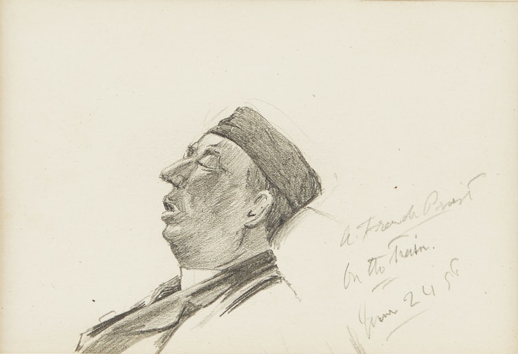 Artwork by James Edward Hervey MacDonald,  Sleeping Priest