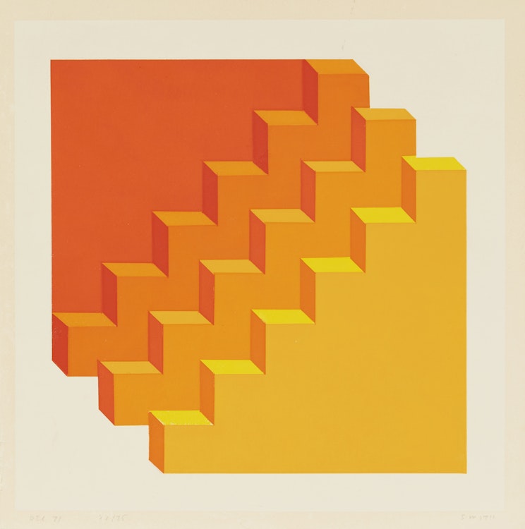 Artwork by Gordon Appelbe Smith, Two Untitled Abstractions