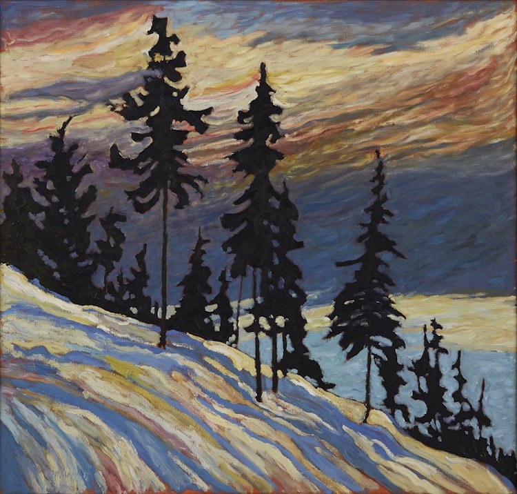 Artwork by Robert Francis Michael McInnis,  Black Firs, Burnaby, B.C.