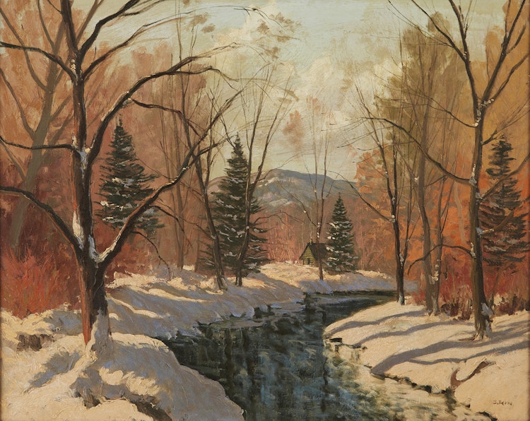 Artwork by Sidney Berne, Winter Sream