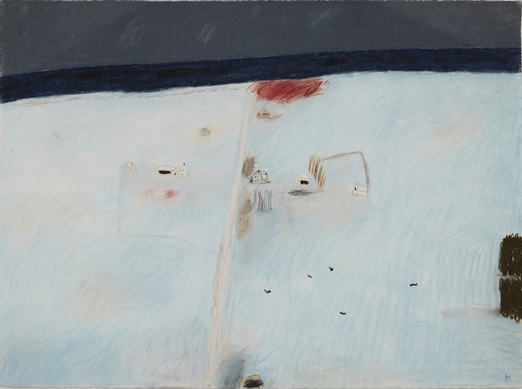 Artwork by John Hartman, Abstract Landscape