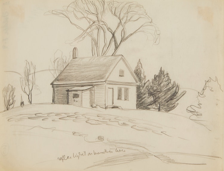 Artwork by Lawren Stewart Harris, Laurentians (LSH 8-9)