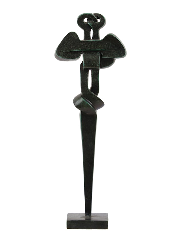 Artwork by Sorel Etrog,  Standing Family Group Study